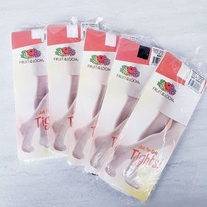 Girls Tights Bundle Lot of 5 Pairs of Kids Tights